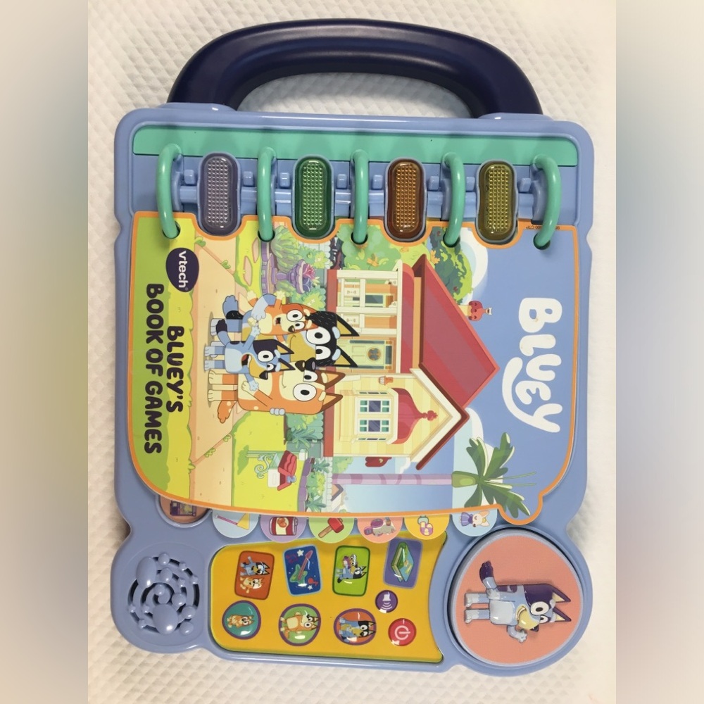 VTech Bluey Interactive Book Of Games With Sound & Learning Activities Kids Toys